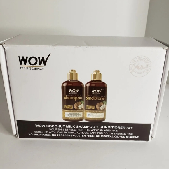 NWT Wow Skin Science Coconut Milk Shampoo and Conditioner Combo Set 500ML EACH - Picture 3 of 9
